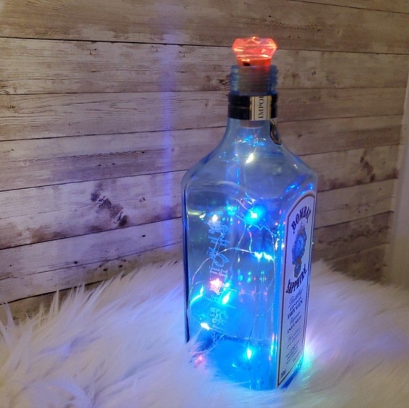 Recycled Whiskey Bottle Light - Picture 2 of 4